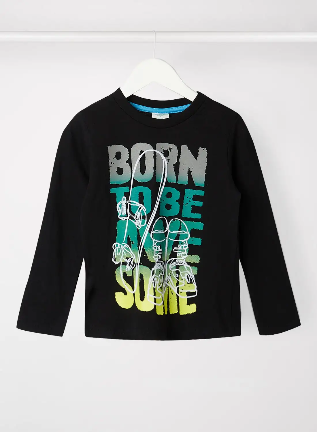 Boboli Kids / Teen Graphic T-Shirt أسود