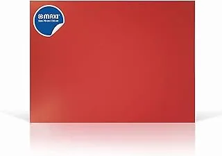 لوح فوم ماكسي 70X50 أحمر، مناسب للعروض التقديمية والمدارس والمكاتب والمشاريع الفنية