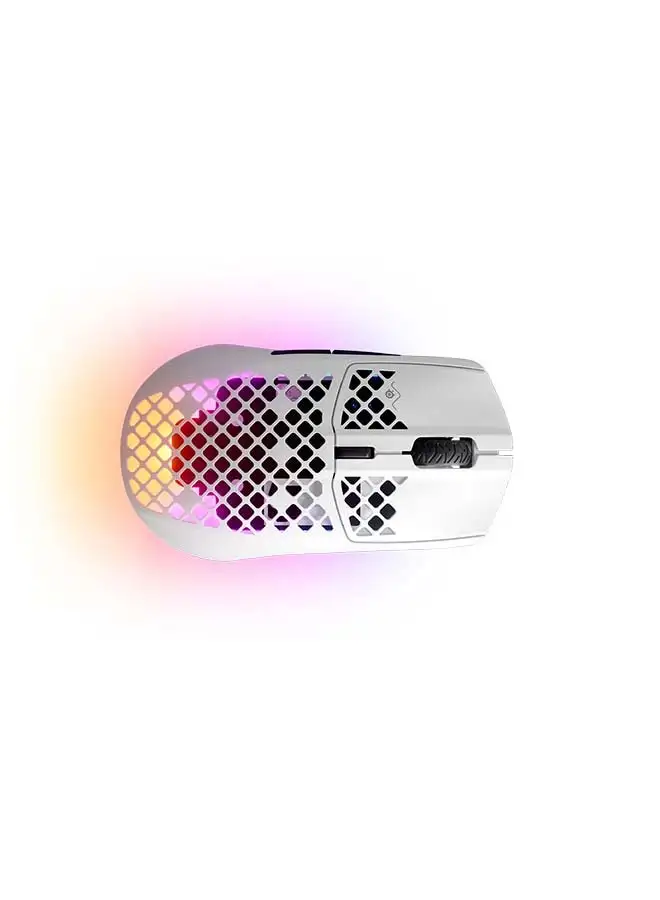 steelseries Aerox 3 Wireless Super Light Snow Gaming Mouse with 18,000 CPI TrueMove Air Optical Sensor, Ultra-Lightweight 68g Water Resistant Design and 200 Hours Battery Life