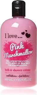 I Love. Pink Marshmallow Bubble Bath And Shower Creme 500ml