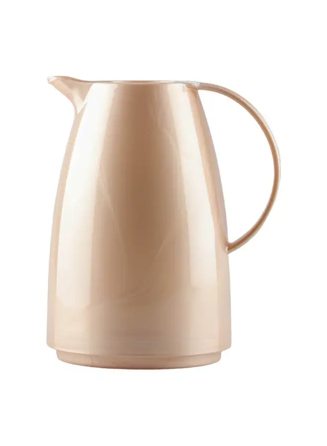 Bister Bister Vacuum Flask 1.0 Liter Plastic Body With White Glass Refil Without Asbestos L Mocca