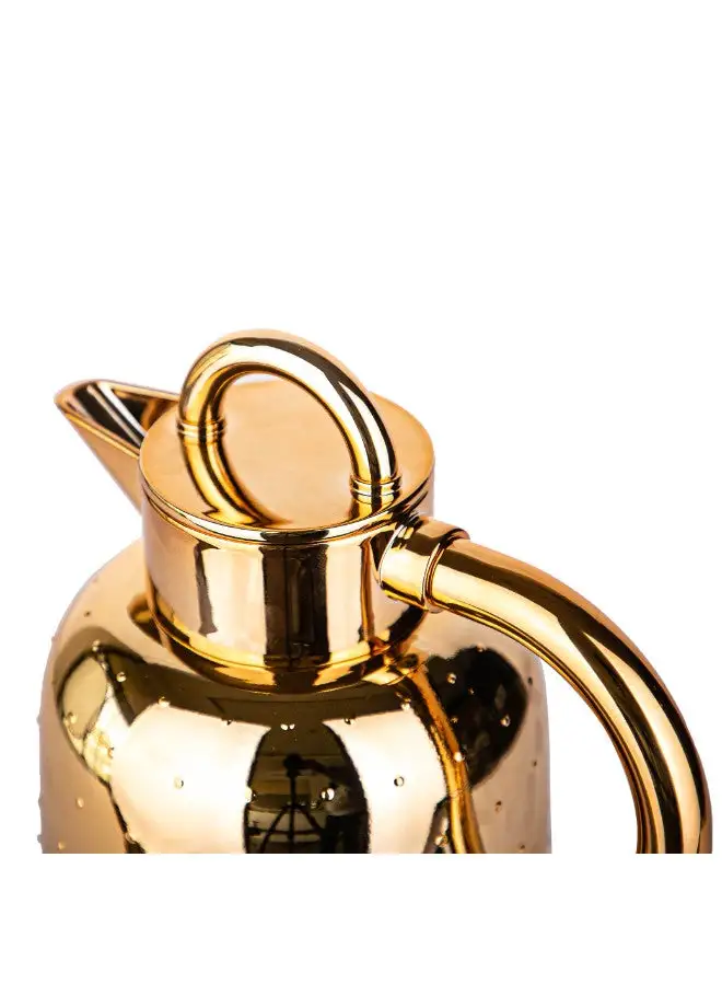 Soleter Vacuum Flask Tea And Coffee Marina Vacuum Flask  1.0  Full Gold