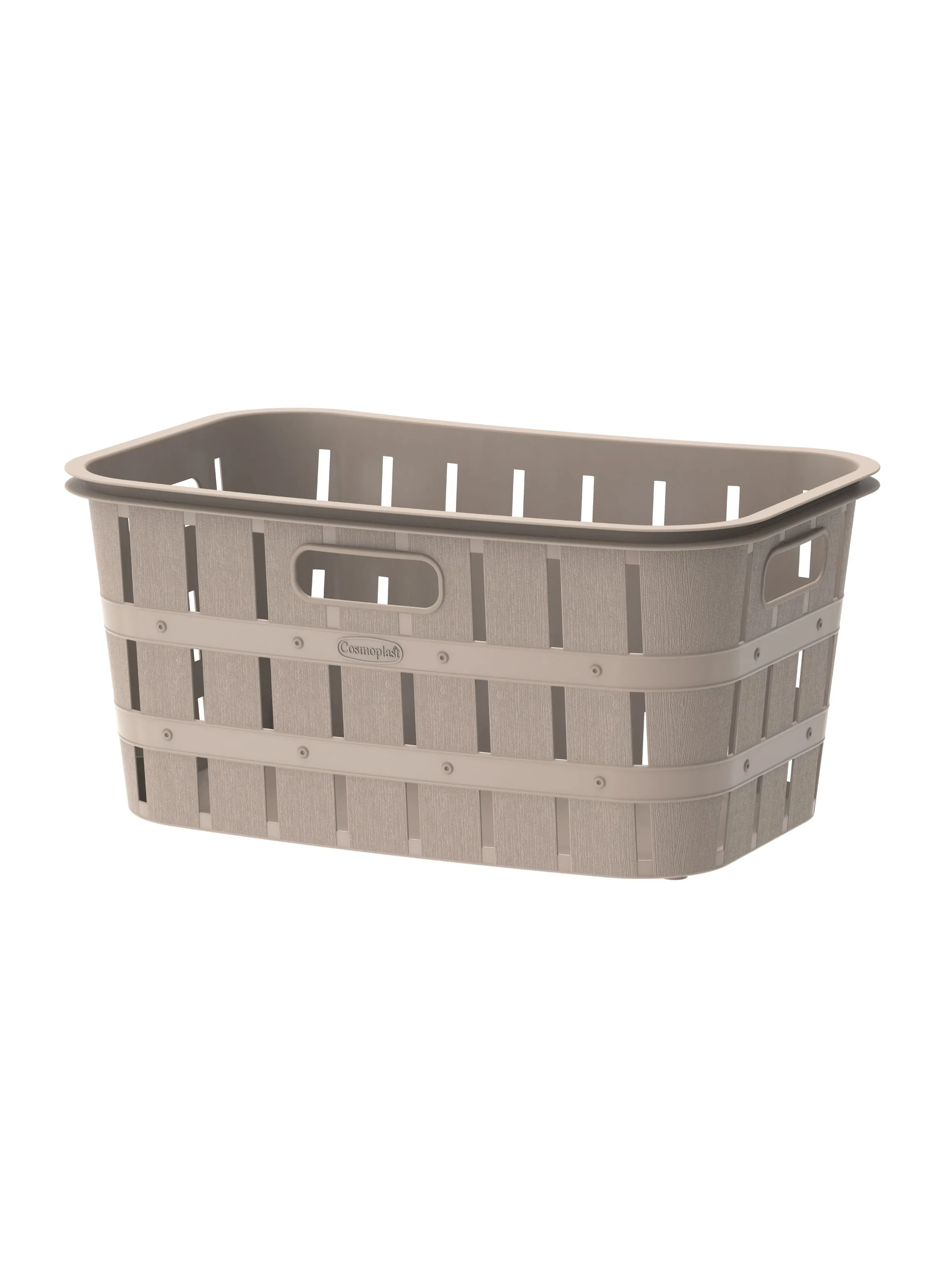 Cosmoplast 40L Cedargrain Laundry Basket