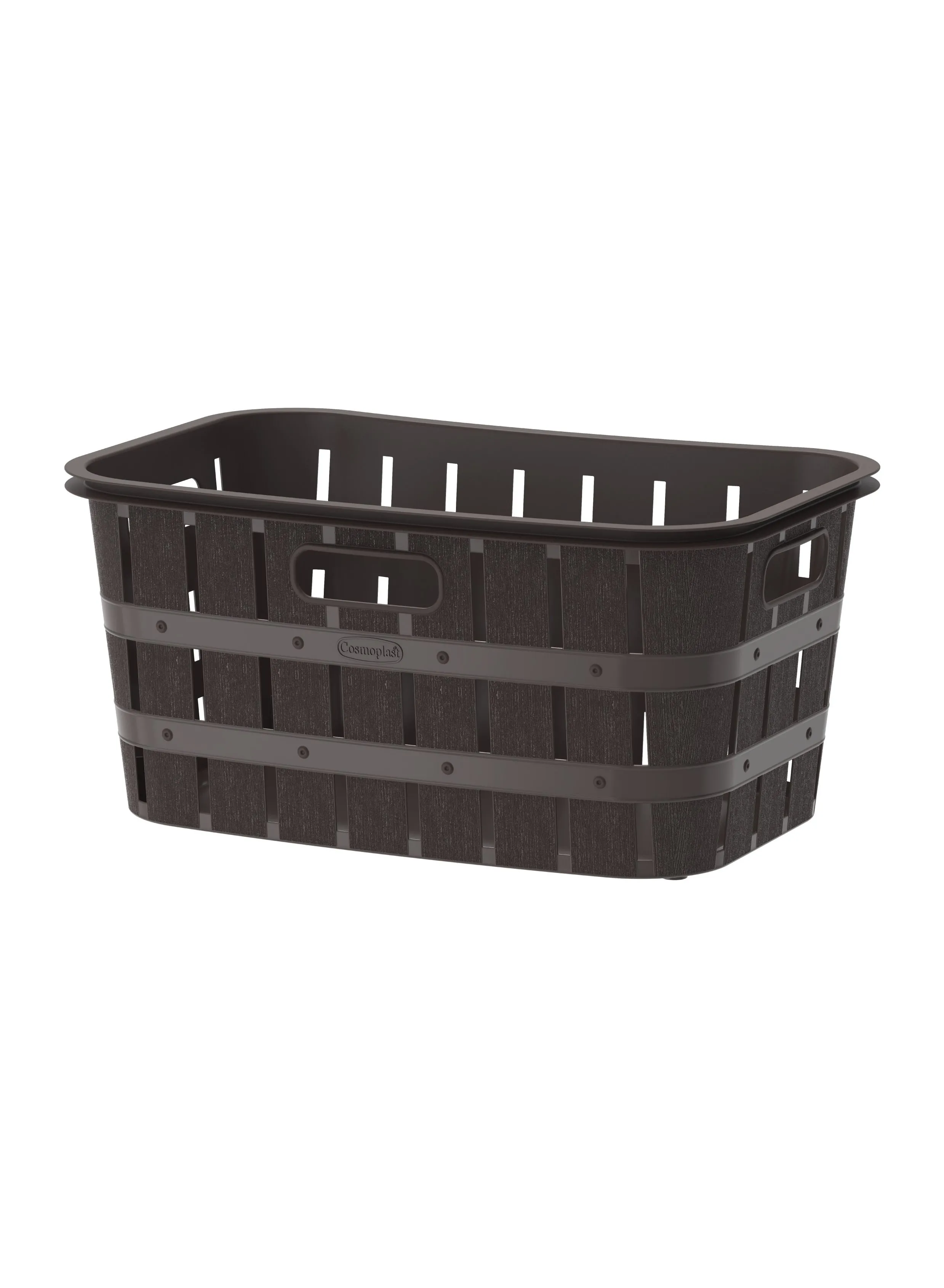 Cosmoplast 40L Cedargrain Laundry Basket