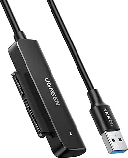UGREEN SATA to USB 3.0 Adapter Hard Drive Cable External Disk Reader 2.5 SSD to HDD Clone Transfer Upgrade Kit UASP Connector Compatible for Crucial WD Toshiba Internal HDD SSD,PS4,Xbox,PC