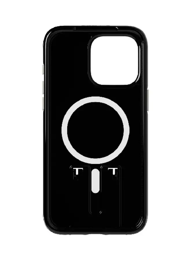 غطاء واقٍ واقٍ من tech21 لهاتف آيفون 15 برو ماكس باللون الأسود السج