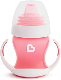 Munchkin Gentle Transition Trainer Cup, 4 Ounce, Pink