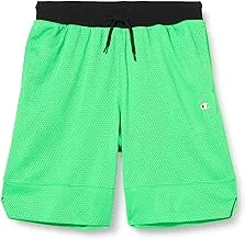 Champion 306334 Legacy Neon Spray Bermuda Shorts for Boys, Small, GF003 Meadow Green