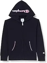 Champion Girls and girls Legacy C-color Powerblend Full Zip Hooded Sweatshirt