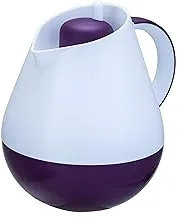 حافظة شاي القهوة إكسترا، أبيض أزرق، 0.9 لتر، موديل كورديا دائري، آمنة للاستخدام في غسالة الأطباق
