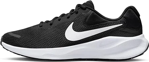 Nike Revolution 7 Mens FB2207-001 (Black/White), Size