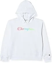 Champion Girls and girls Legacy Color Ground - Powerblend Logo Boxy Hooded Sweatshirt