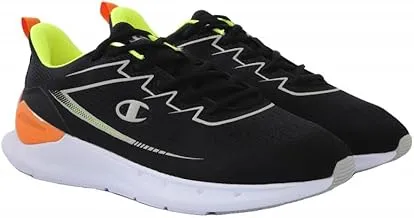 Champion Nimble Low Cut Shoe for Men, 40 Size, KK001 Black/Orange