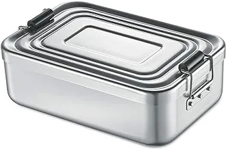 Kuchenprofi 5 x 12 x 18 cm Aluminium Lunch Box, Silver