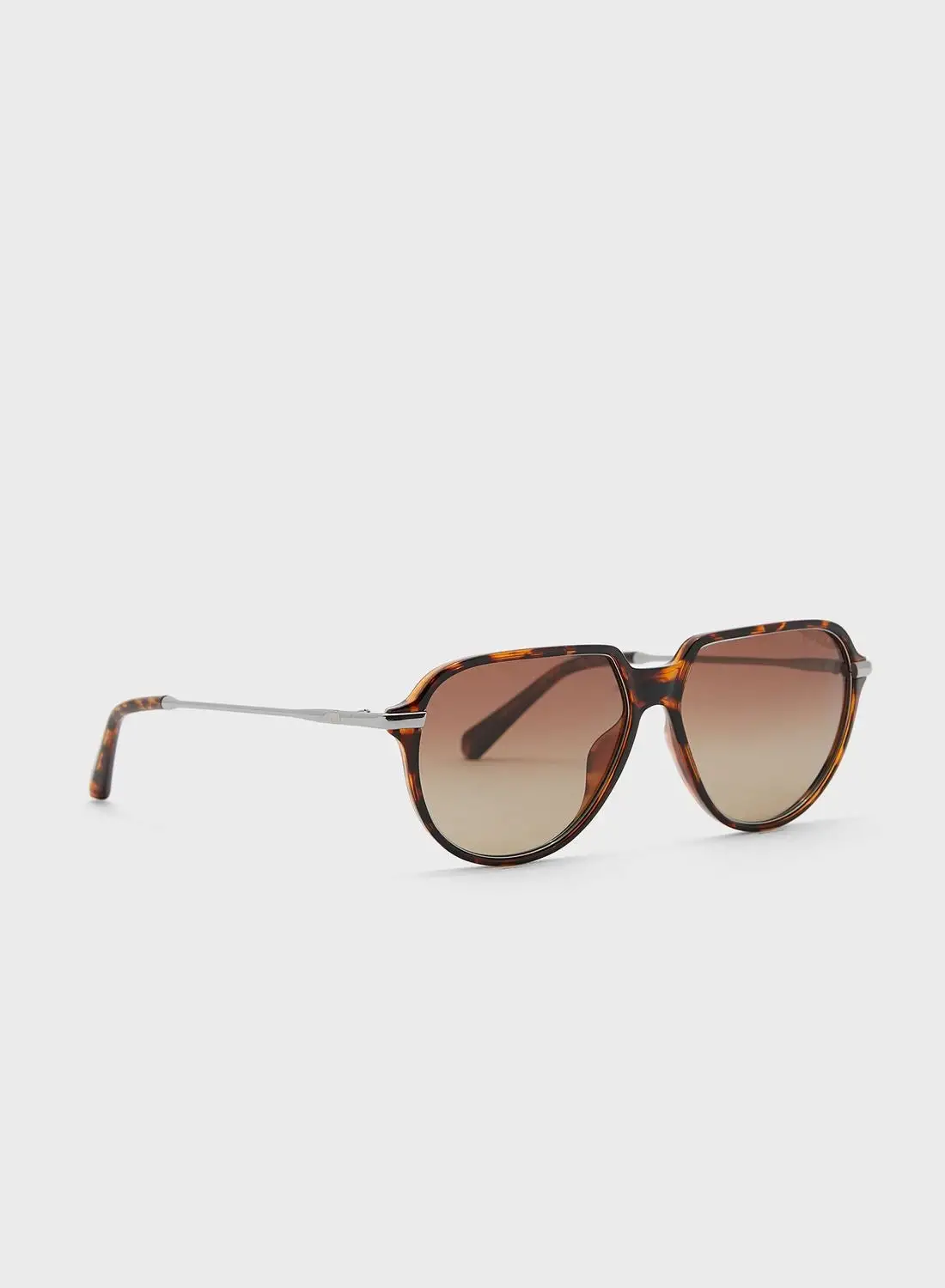 GUESS Injected Aviator Sunglasses