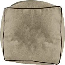 Regal In House Linen Floor Cushion Microfiber Filler - 65x65x40 - Dark Beige