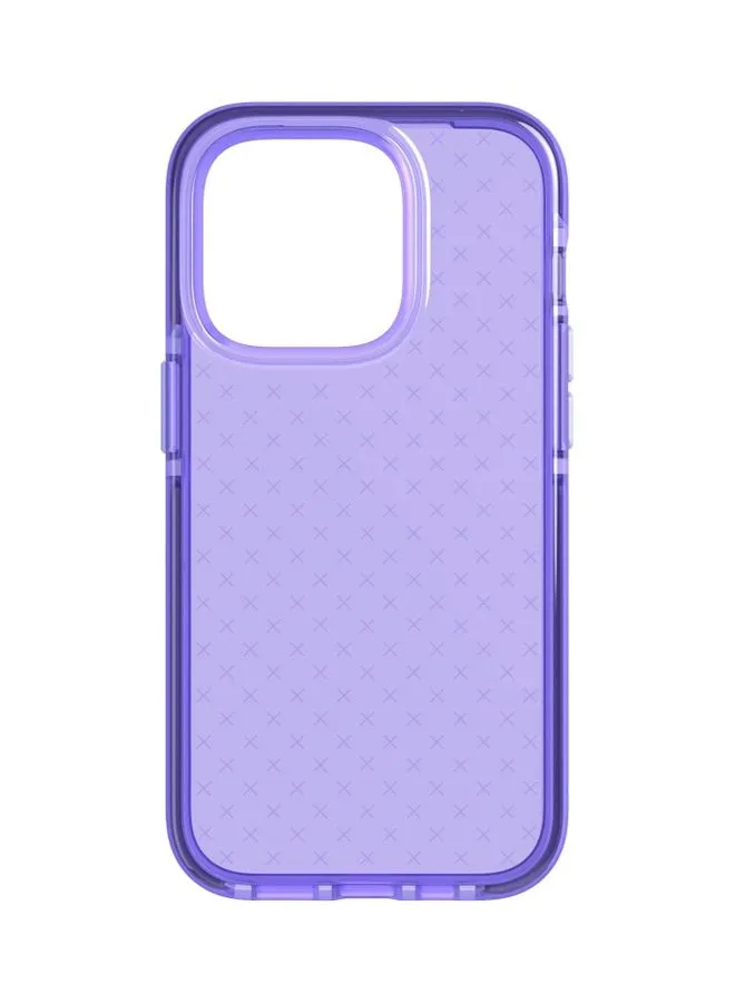 tech21 Evo Check iPhone 14 Pro Case Cover with 16 Feet Drop Protection - Wondrous Purple