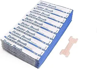 Nasal Strips 50 PCS Count Better Breath Nasal Strips, Good Sleeping Nasal Pads, Anti Snoring Patch Large to Breathe Right Best Way to Stop Snoring Olefu Nasal Strips for Better Breath(6mm*19mm)