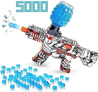 Joyzzz Blaster Toy Guns, Electric Ball Blaster with 5000 Water Beads, Splatter Ball Gun M416 Toy Automatic for Outdoor Activities Team Game, Eco-Friendly Splat Gun for Adult and Kids Ages 12+ (Red)