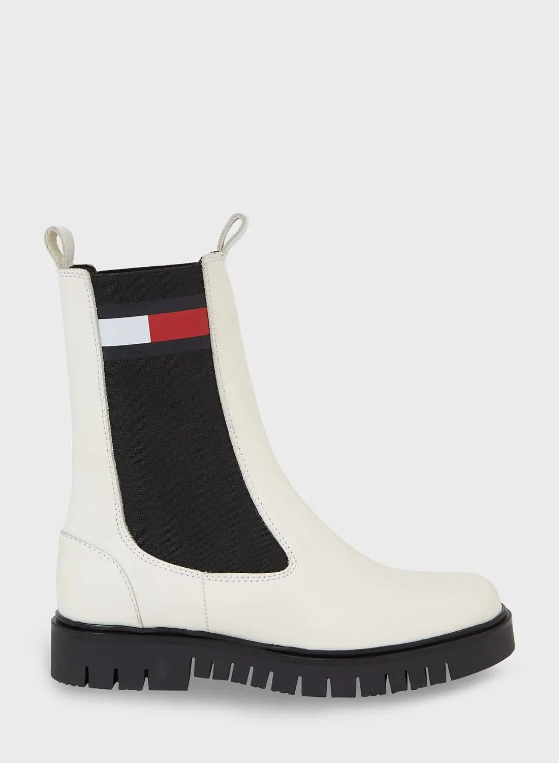 TOMMY JEANS Logo Detailed Chelsea Boots
