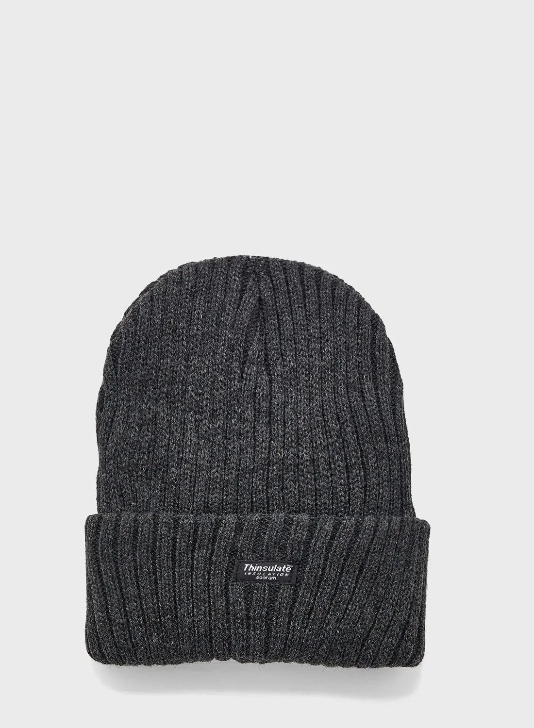 Robert Wood Ribbed Thinsulate Lined Winter Beanie