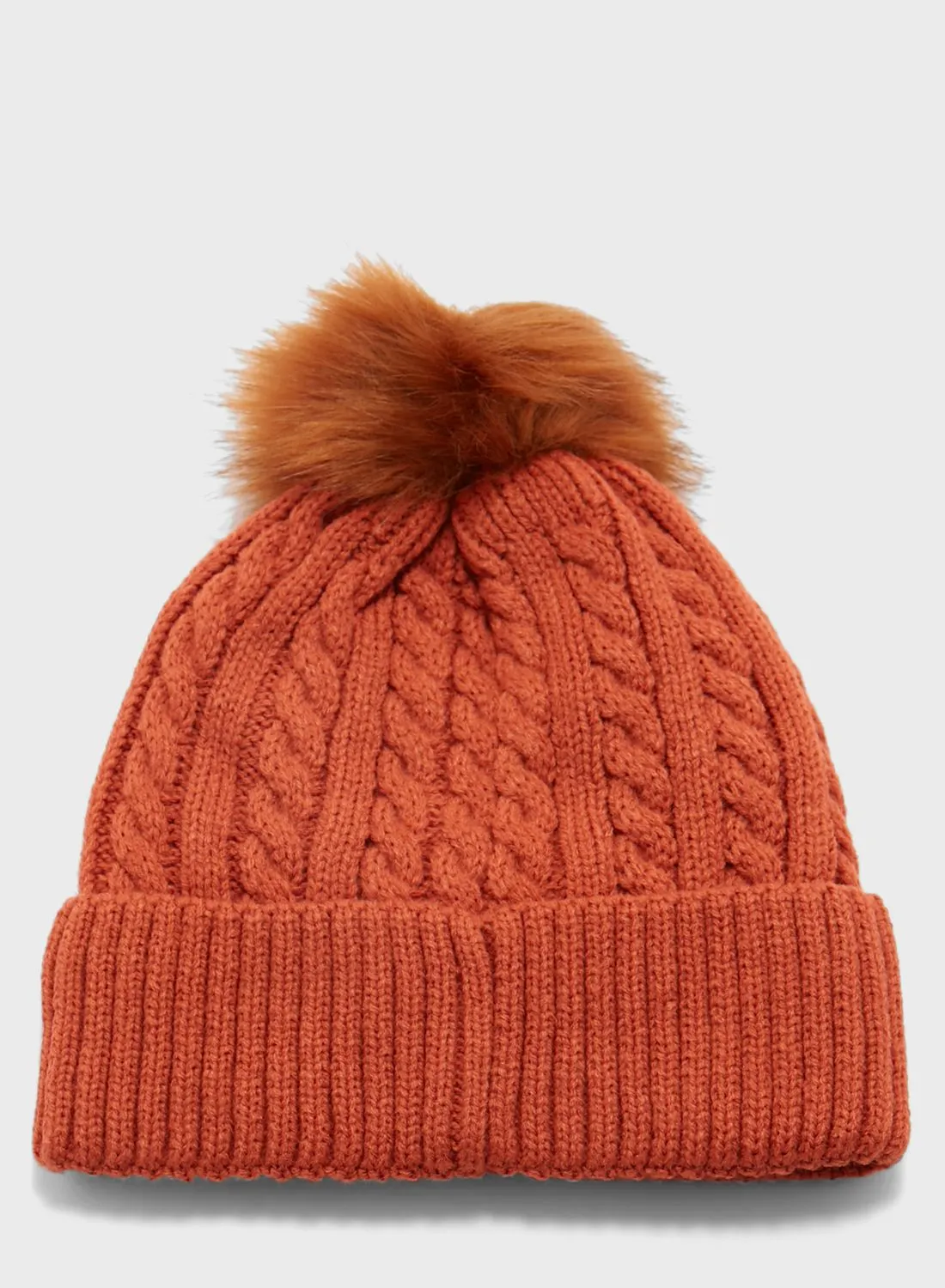 قبعة الشتاء متماسكة كابل الزنجبيل