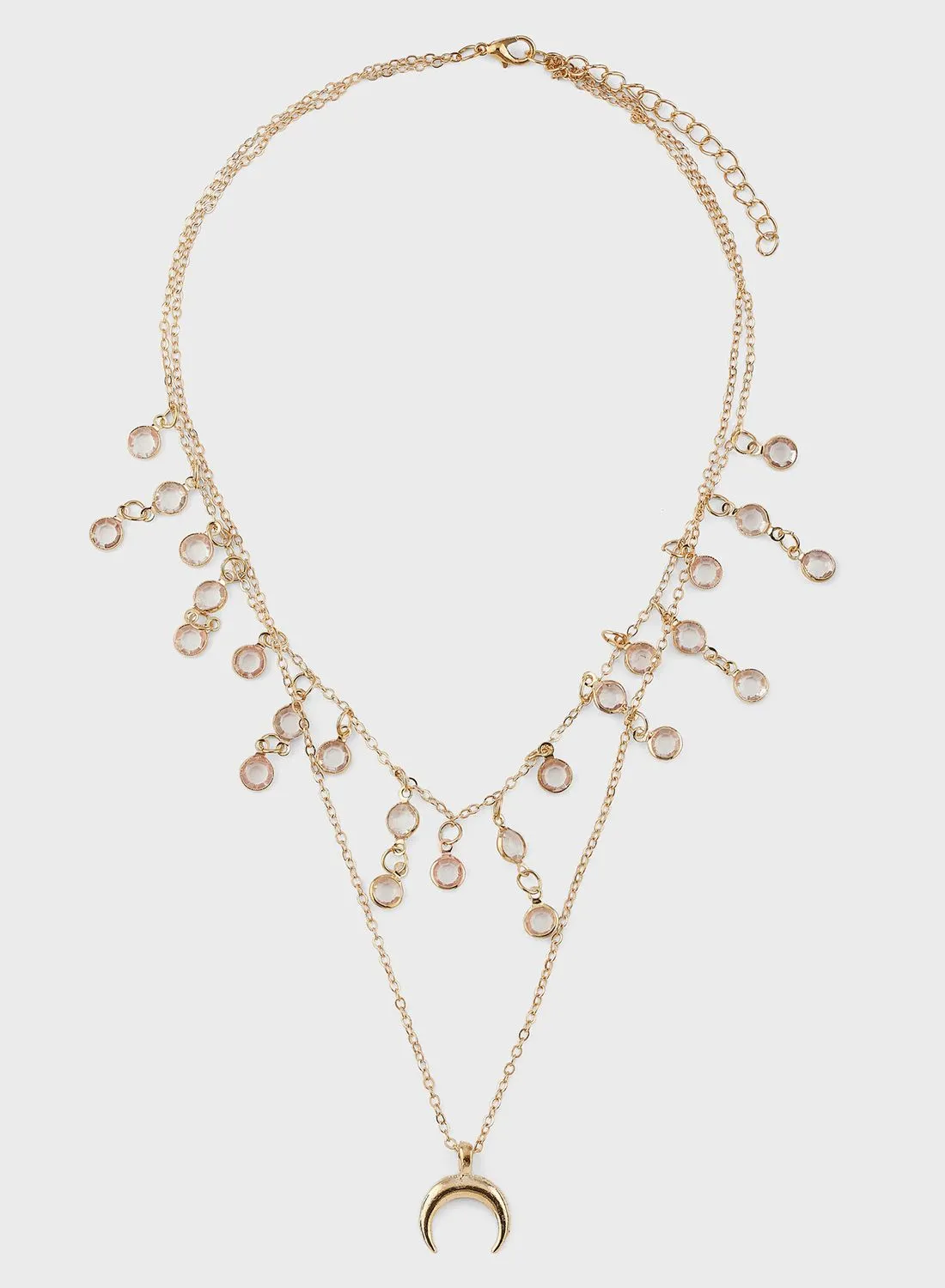 ELLA Layered Pearl Chain Necklace Set