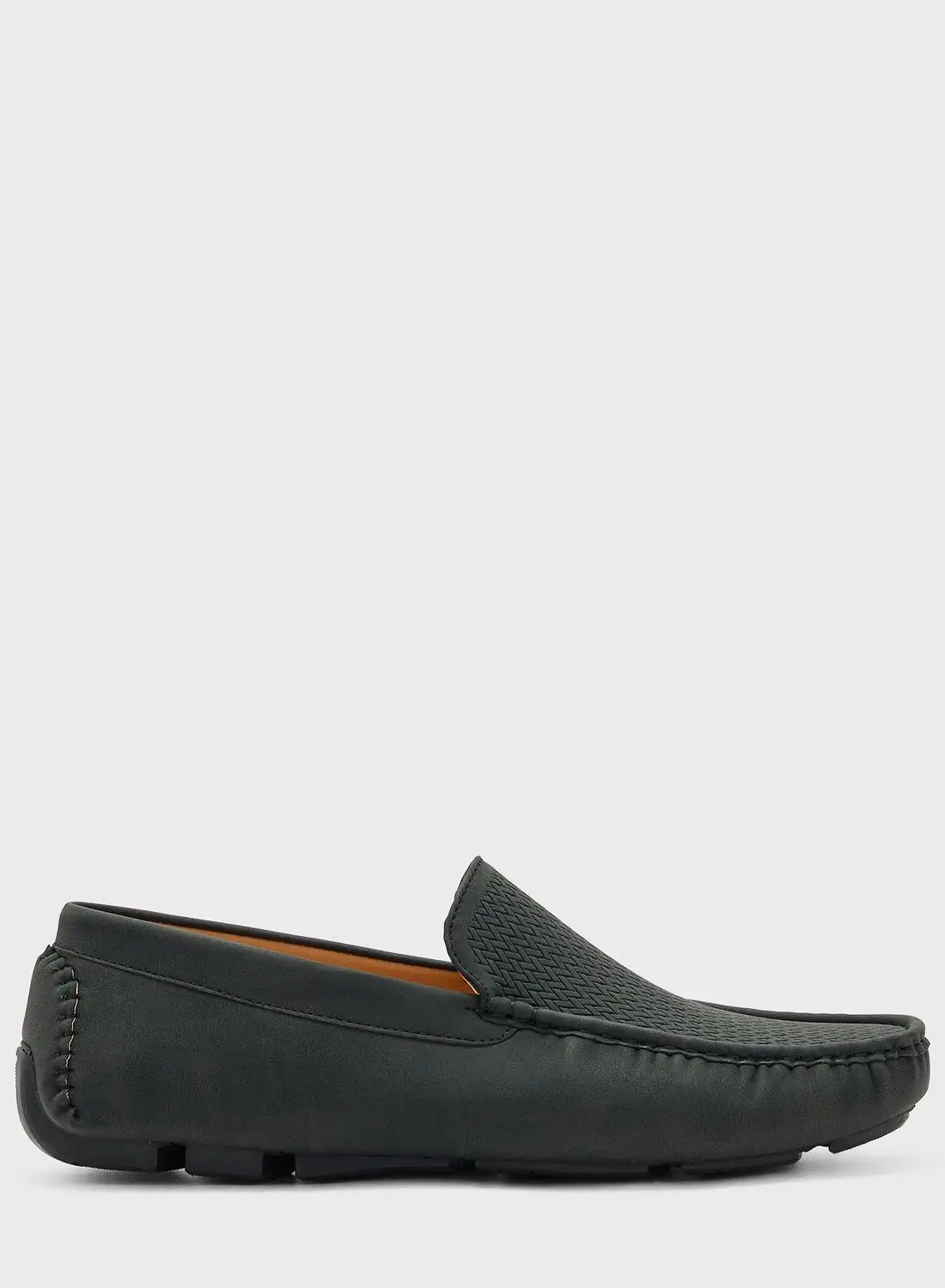 Robert Wood Textured Casual Loafers