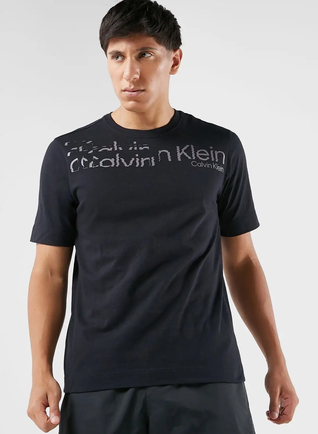 Calvin Klein Performance Logo Ss T-Shirt