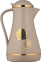 ALSAIF DEVA Coffee And Tea Vacuum Flask, Brown,1Liter
