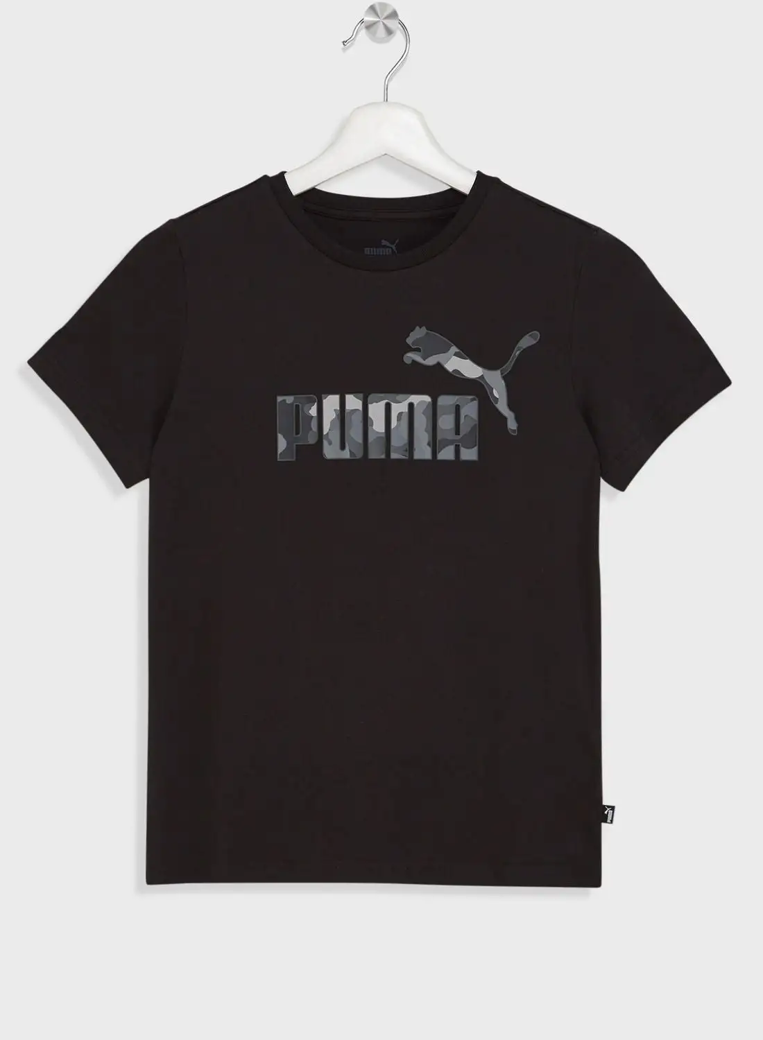 PUMA Kids Essential Camo Logo T-Shirt
