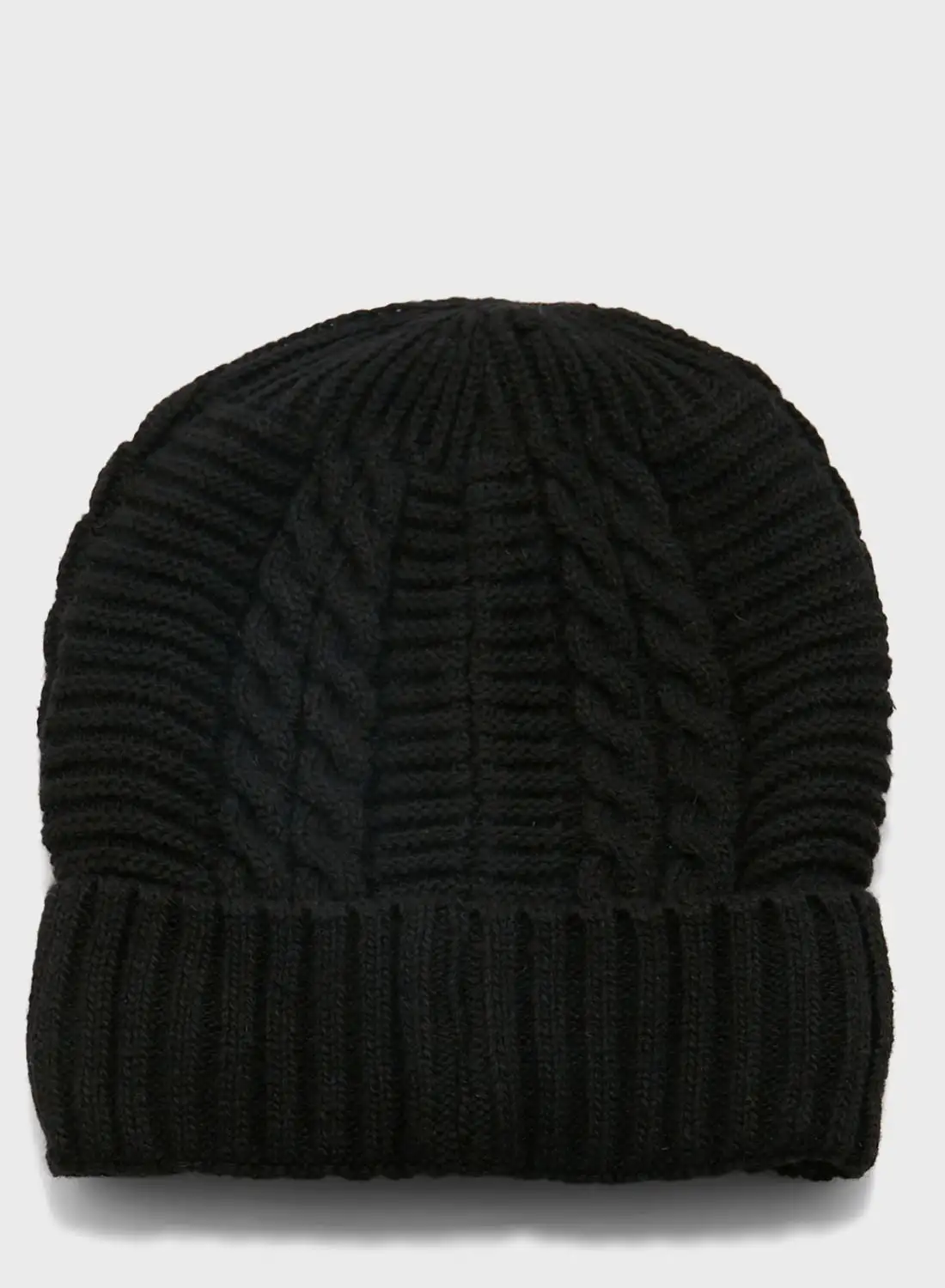 Robert Wood Cable Knit Winter Beanie