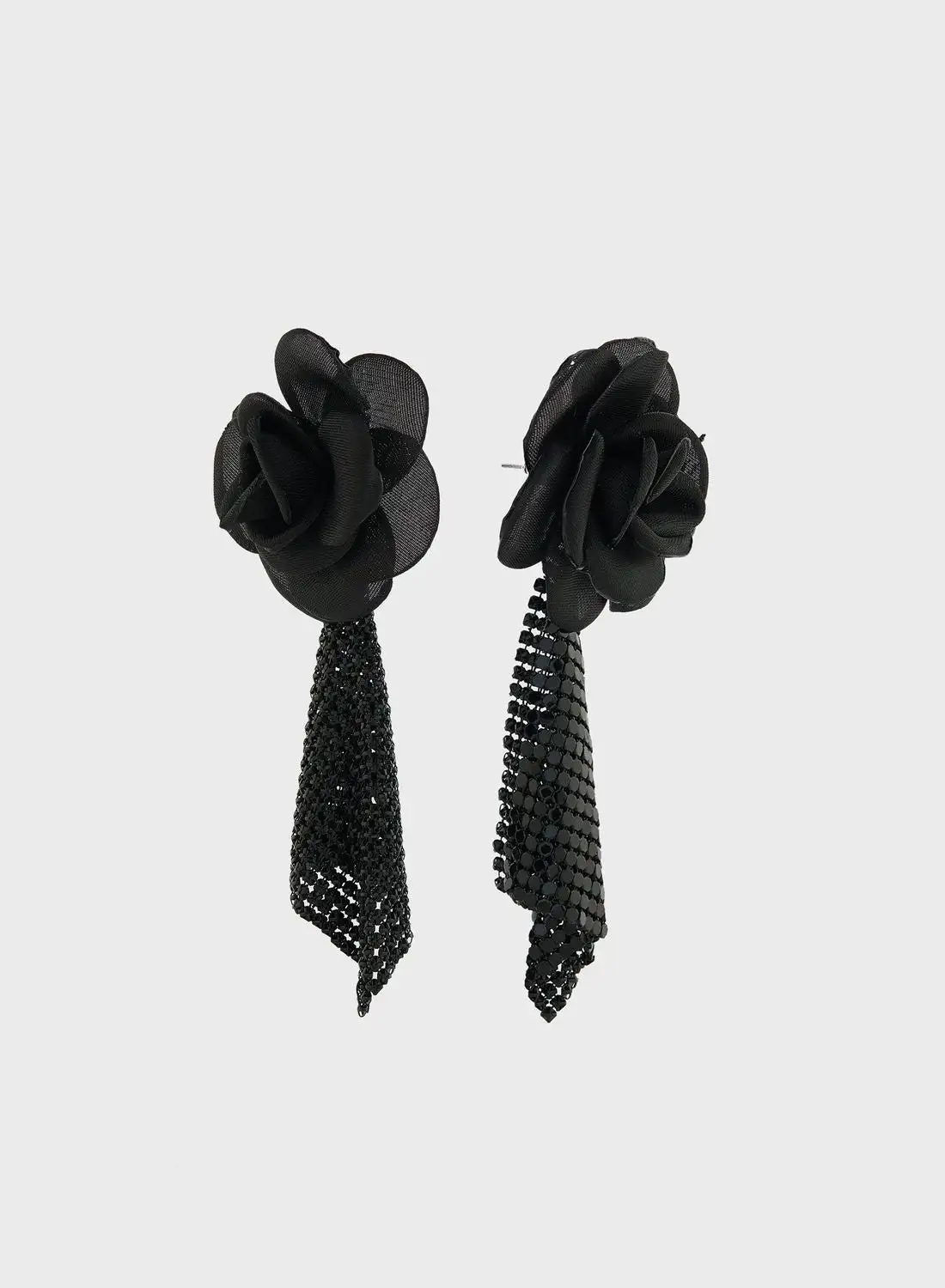 ELLA Floral Chain Drop Earrings