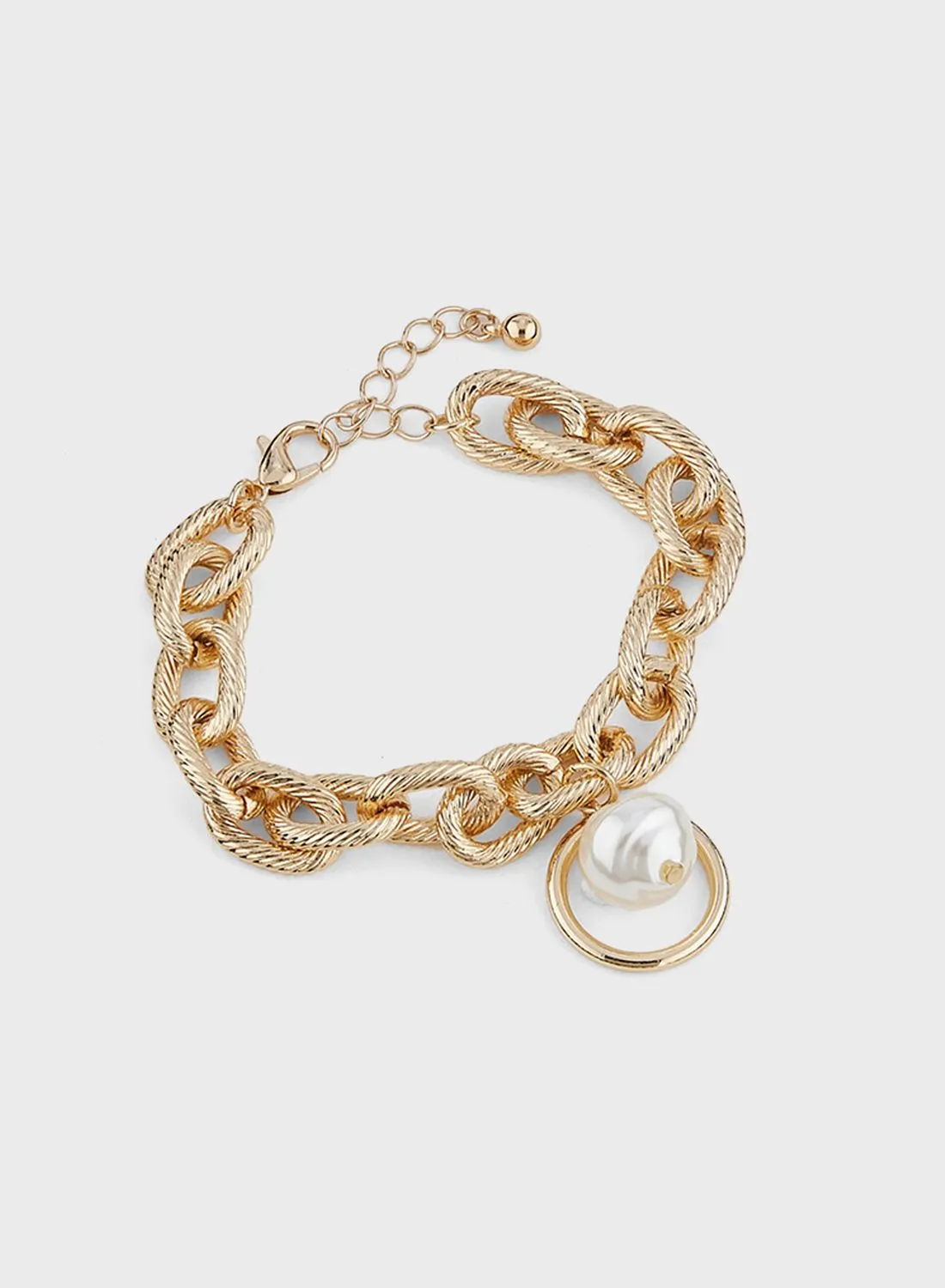 Ella Limited Edition Pearl Charm Chain Bracelet
