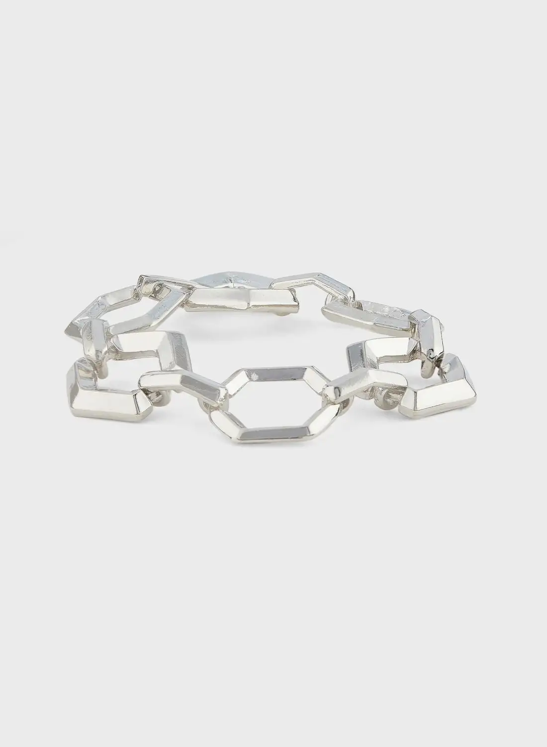 Ginger Hexagonal Chain  Bracelet