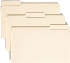 Smead File Folder ، علامة تبويب 1/3 قطع ، مواضع متنوعة ، الحجم القانوني ، مانيلا ، 100 لكل صندوق (15330)