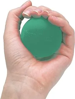 TheraBand Hand Exerciser for Hand, Wrist, Finger, Forearm, Grip Strengthening and Therapy, Squeeze Ball, Stress Relief, Increase Hand Flexibility, and Relieve Joint Pain, Green, Medium