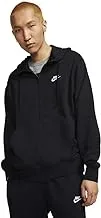 NIKE Men's Sportswear Club Sweatshirt, Black/Black/White, XXL UK