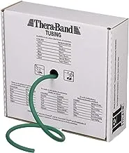 TheraBnad Professional Latex Resistance Tubes, 25 Foot Box of Tubing for Core and Full Body Workouts, Resistance Exercise for Physical Therapy, Lower Body Pilates, & Home Workouts, Various Resistances