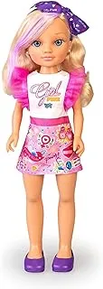 Nancy - Girl power, empowered modern doll, with emoji dress, doll to do hair, toy for girls and boys from 3 years old, Famosa (NAC25000)