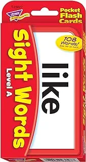 Sight Words Level A Pocket Flash Cards - For home, travel, school