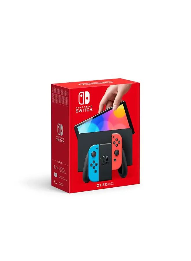 Nintendo NINTENDO SWITCH OLED (KSA official Version) NEON BLUE/NEON RED