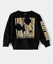 Mickey Mouse Sweatshirt for Junior Boys - Black, 3-4 Year