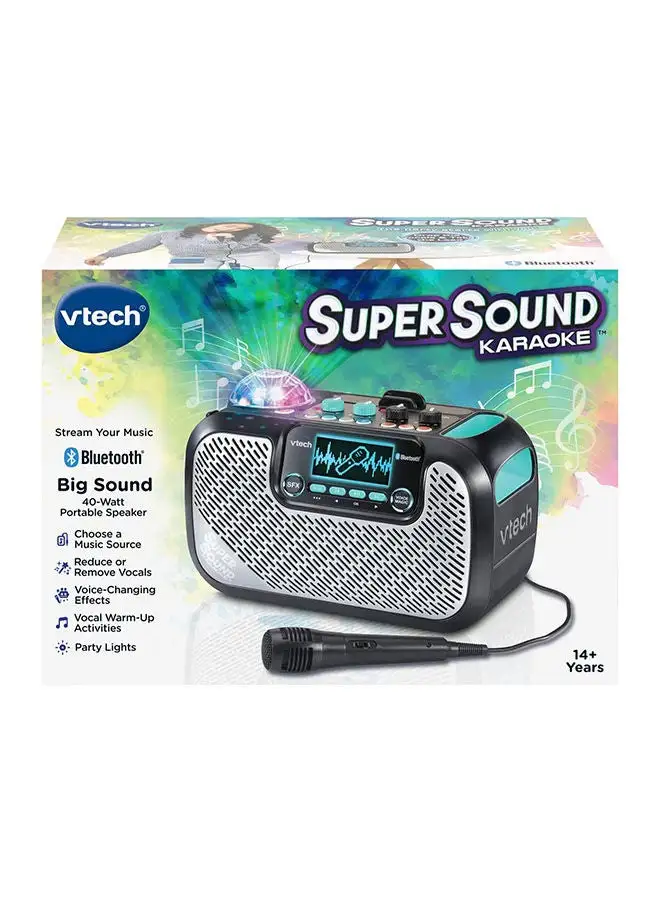 vtech Super Sound Karaoke, Portable Karaoke Speaker With Microphone| Musical Toy Suitable For Boys And Girls 14+ Years