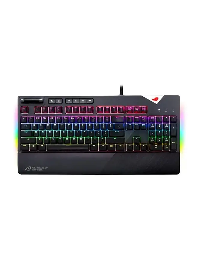 ASUS ASUS ROG Strix Flare - MX Brown - US Layout Keyboard: Tactile Feedback, RGB Lighting, and Durable Construction for Competitive Gamers