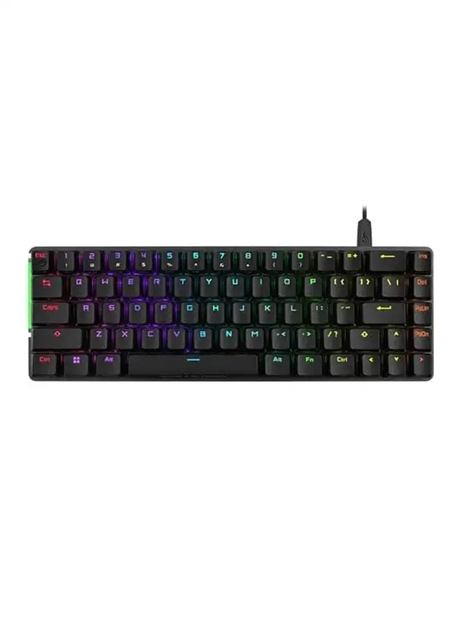 ASUS ASUS M602 ROG Falchion Ace: 65% wireless gaming keyboard with 7000Hz polling rate, 36000 DPI ROG NX optical sensor, and 100 hours battery life.