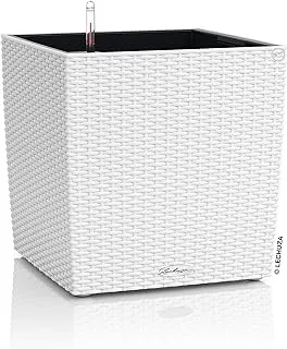 Lechuza 15380 Cube Cottage 40 Self-Watering Garden Planter for Indoor and Outdoor Use, 16