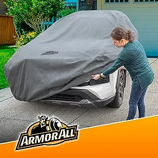 Season Guard Armor All Heavy Duty Premium All-Weather SUV Car Cover by ; Max Protection from Sun Rain Wind & Snow for SUV or CUV up to 186