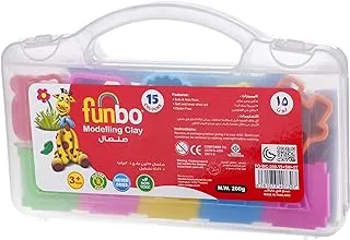 Funbo Modeling Clay Kit with 5 Molds 200 g