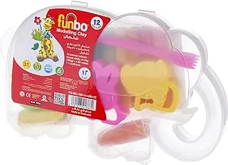 Funbo Modeling Clay Kit with 2 2D Molds 185 g